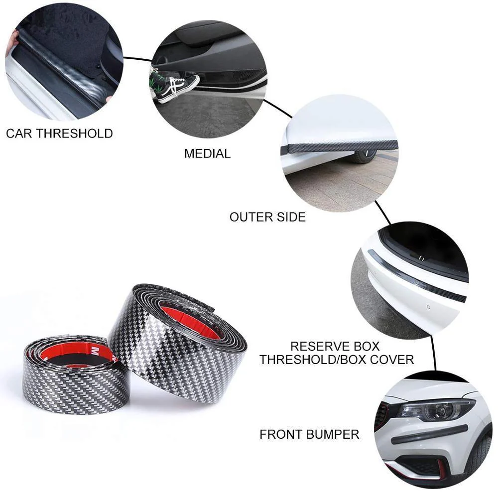 5D Carbon Fiber Car Door Sill Protector - Image 5