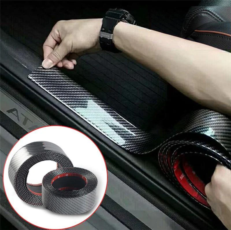 5D Carbon Fiber Car Door Sill Protector - Image 7