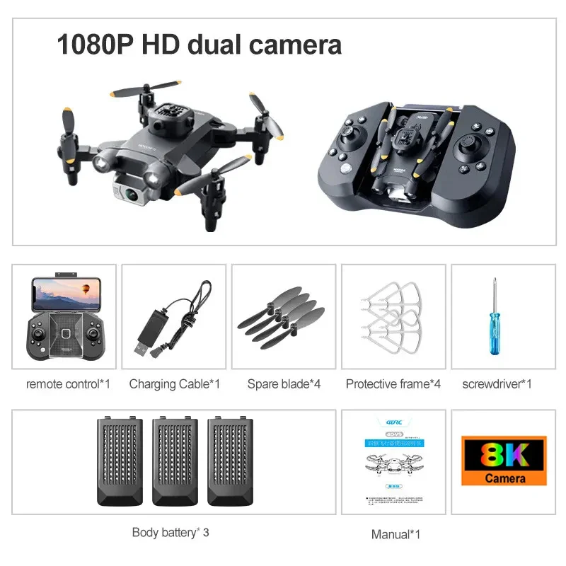 5D Obstacle Detection Aerial Imaging FPV Drone - Image 9