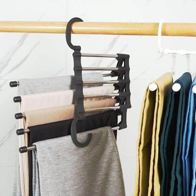 5in1 Adjustable Closet Organizer Trouser Hanger - Image 12