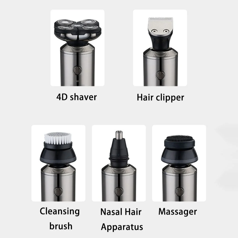 5in1 Waterproof Rechargeable Cordless Beard Trimmer - Image 4