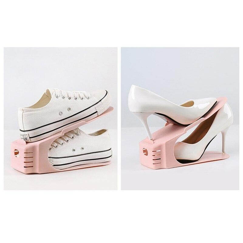 5PCS Adjustable Space Saving Shoe Organizer - Image 5