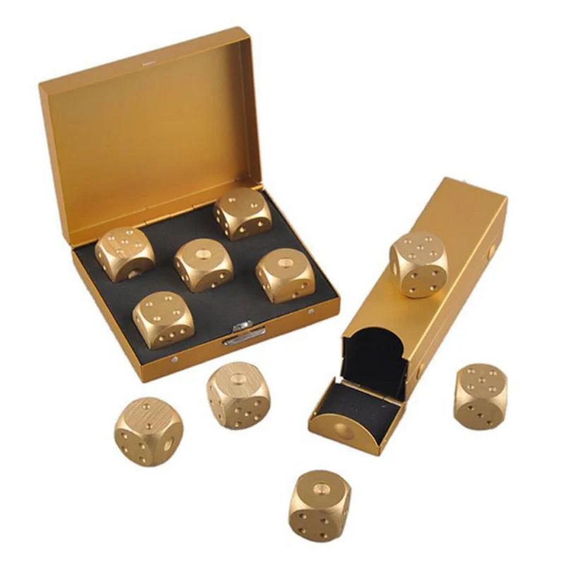 5pcs Aluminum Alloy Metal Dices - Image 10
