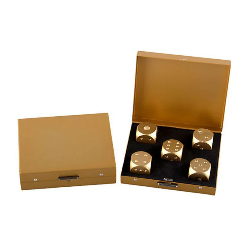 5pcs Aluminum Alloy Metal Dices - Image 4