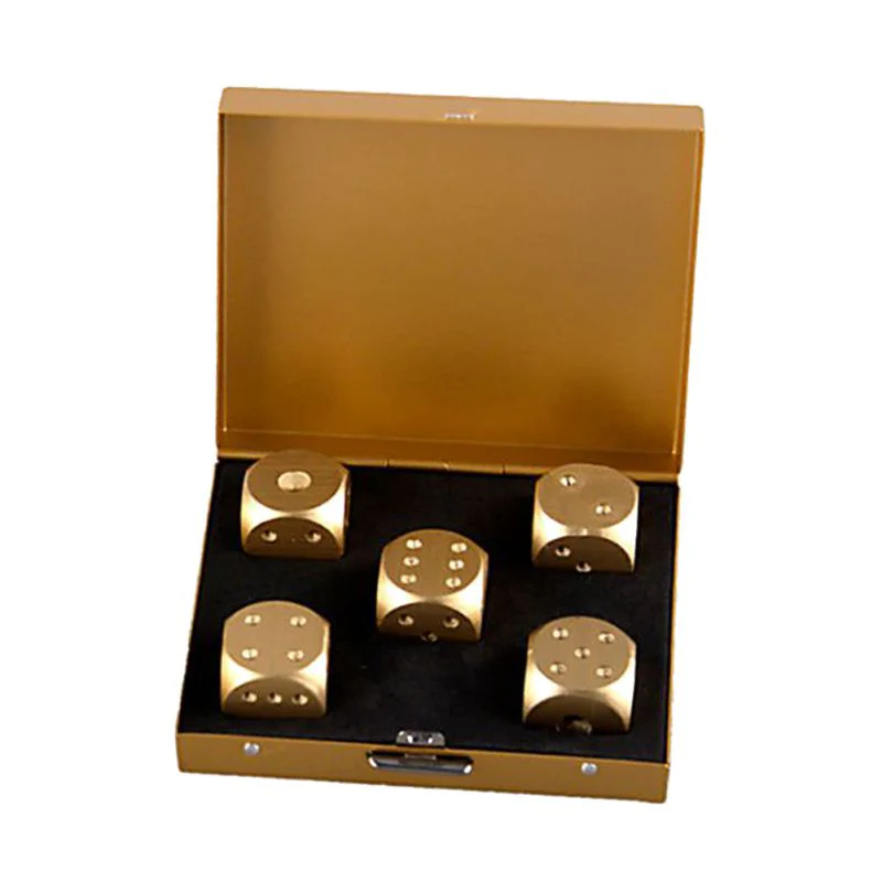 5pcs Aluminum Alloy Metal Dices - Image 5