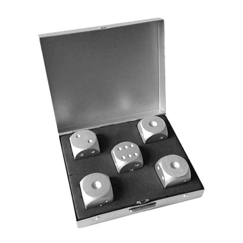 5pcs Aluminum Alloy Metal Dices - Image 6