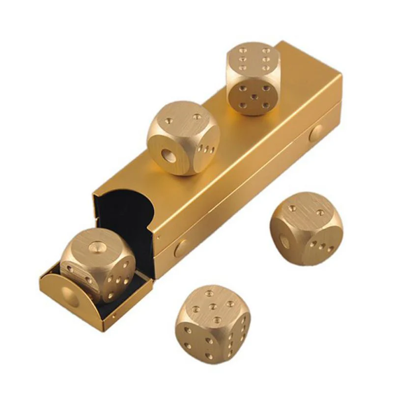 5pcs Aluminum Alloy Metal Dices - Image 7