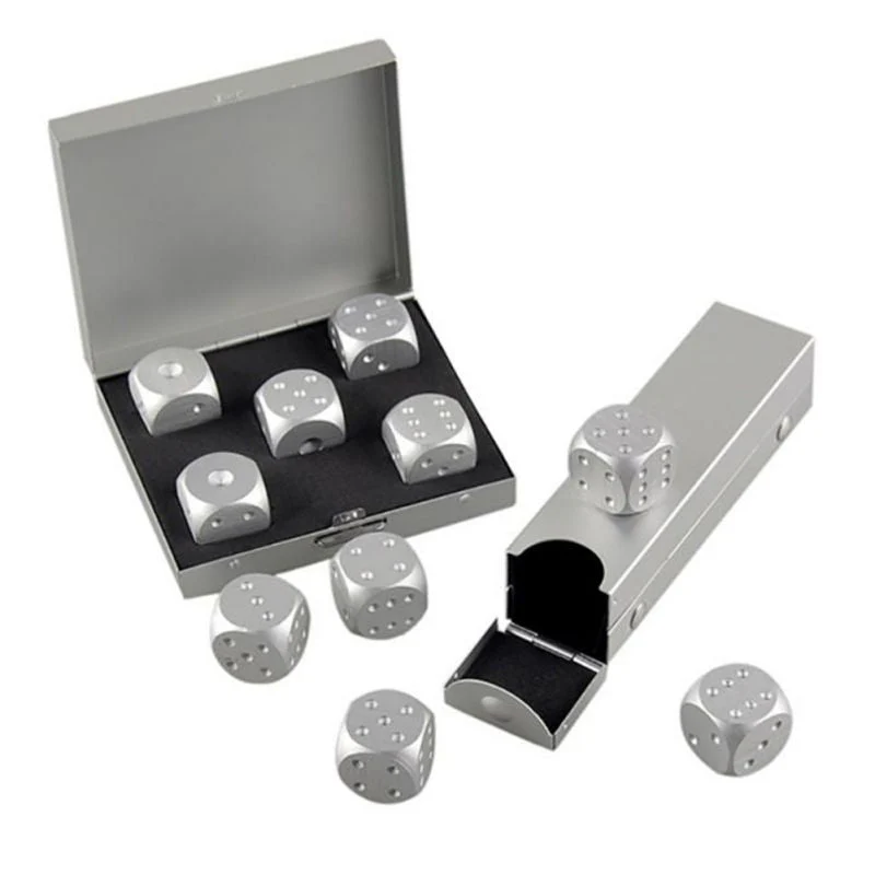 5pcs Aluminum Alloy Metal Dices - Image 8