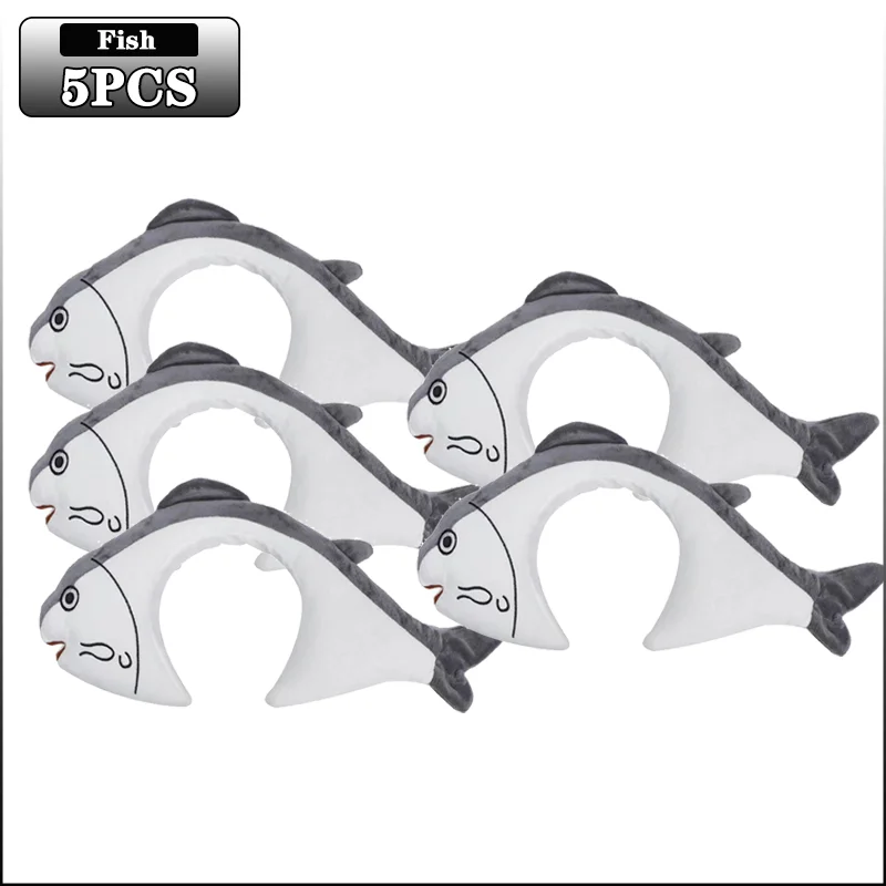 5Pcs Confused Fish Wash Headbands - Image 8