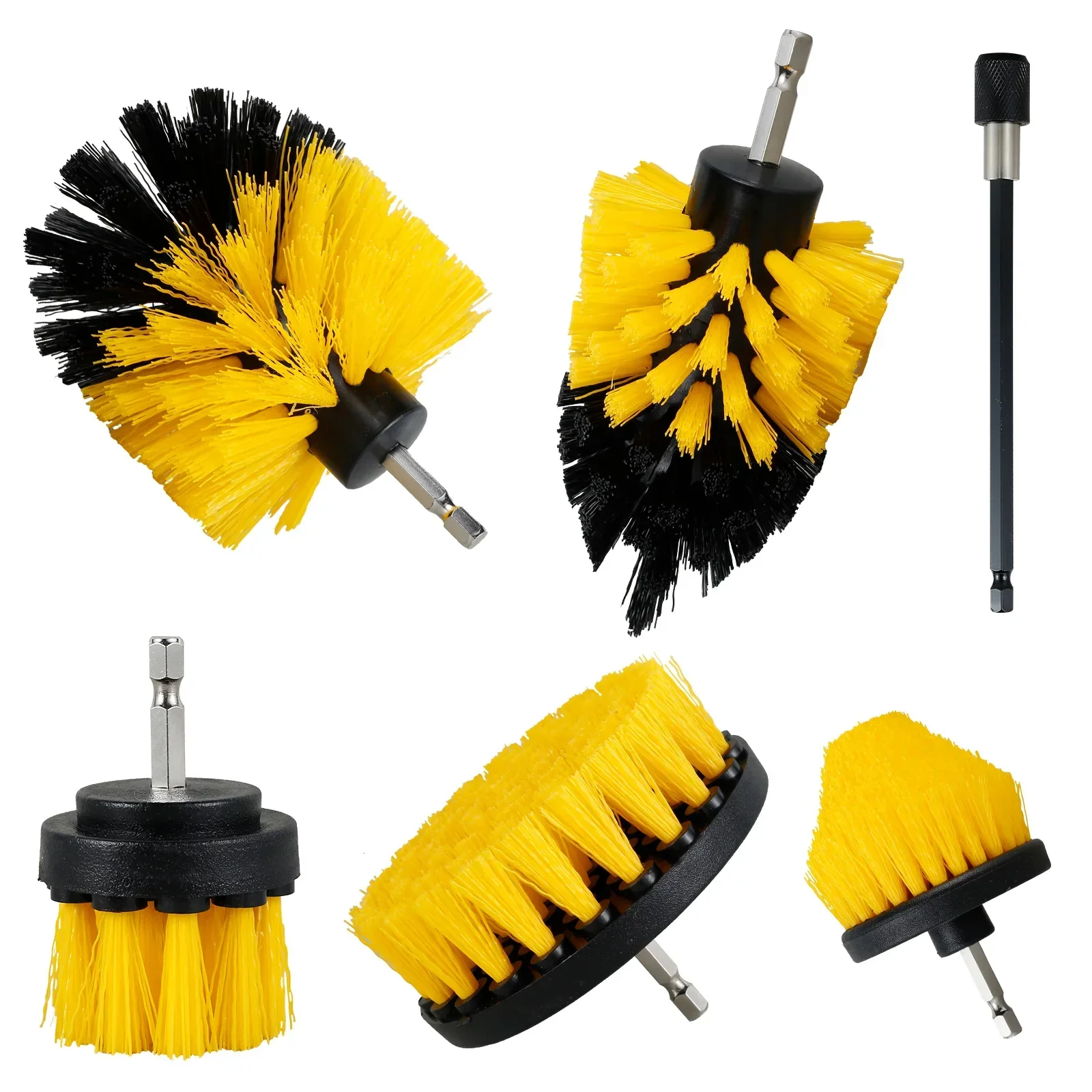 5PCS Electric Drill Attachment Ultimate Cleaning Brush Kit - Image 7