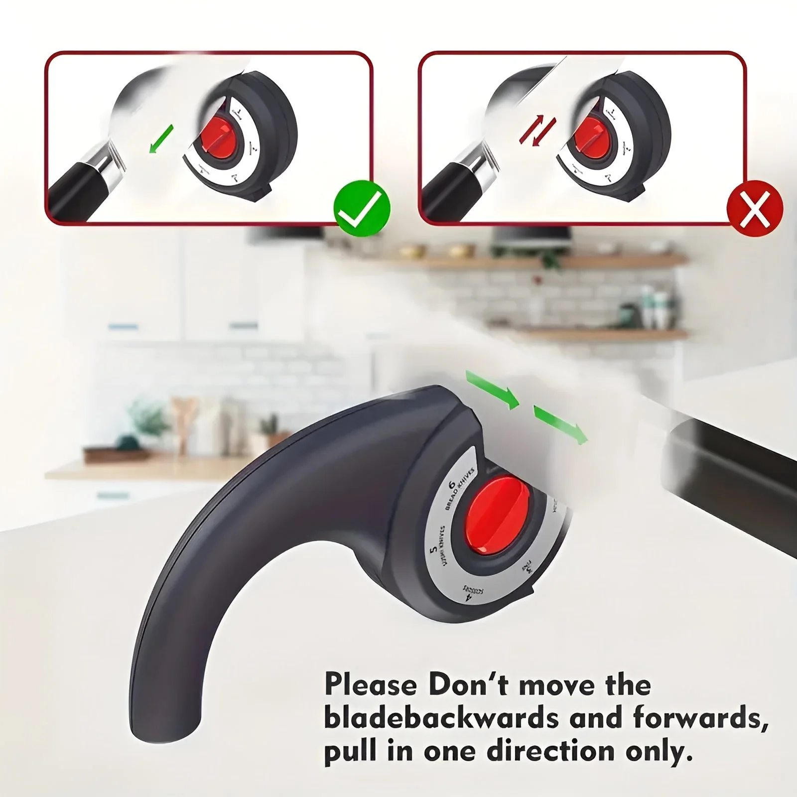 6-in-1 Multi Tool Anti-Slip Knife Sharpener - Image 7