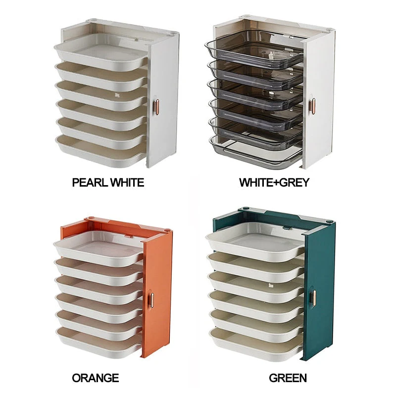 6-Layer Kitchen Food Plate Organizer - Image 5
