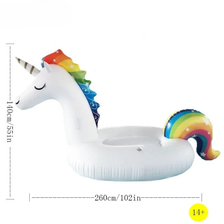 6 Person Huge Unicorn Pool Float Inflatable Giant Unicorn Swimming Pool Island - Image 7