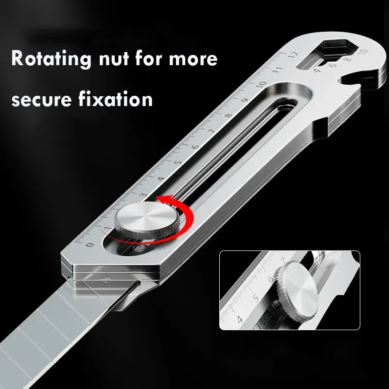 6in1 Multipurpose Stainless Steel Retractable Heavy Duty Snap-Off Blade - Image 3