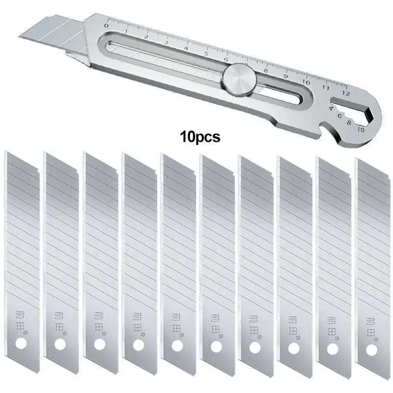 6in1 Multipurpose Stainless Steel Retractable Heavy Duty Snap-Off Blade - Image 4