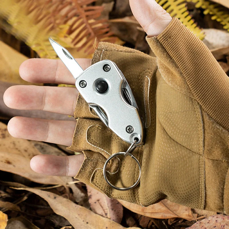 6in1 Stainless Steel Adventure Pro Tool Keychain - Image 2