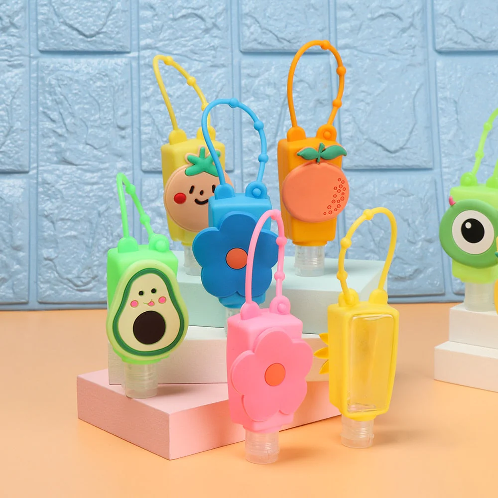6Pcs Refillable Mini Travel Cartoon Travel Bottle - Image 3