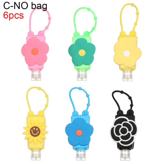 6Pcs Refillable Mini Travel Cartoon Travel Bottle - Image 9