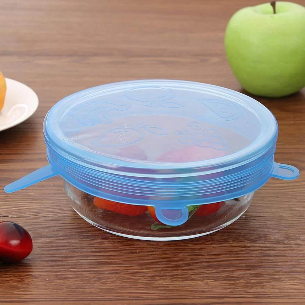 Reusable Durable Silicone Food Cover Lids - Image 3