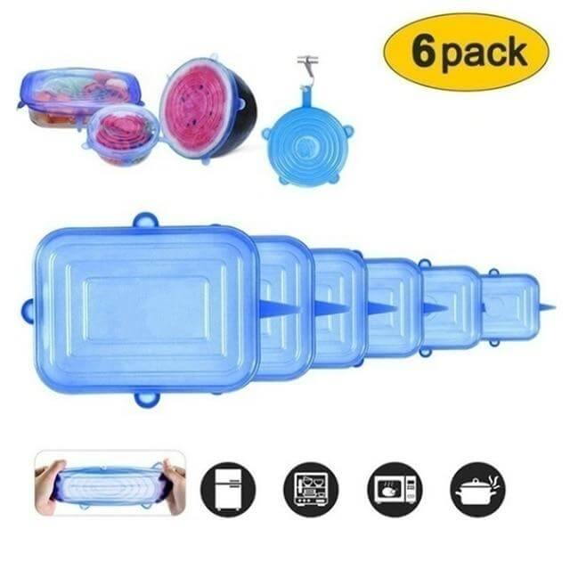 Reusable Durable Silicone Food Cover Lids - Image 7