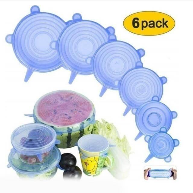 Reusable Durable Silicone Food Cover Lids - Image 9