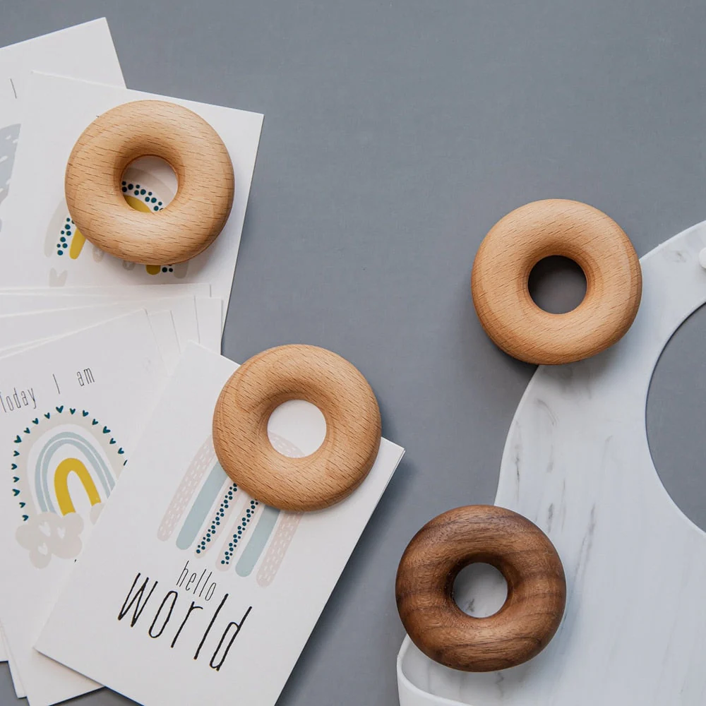 6Pcs Wooden Donut Seal Clips - Image 4