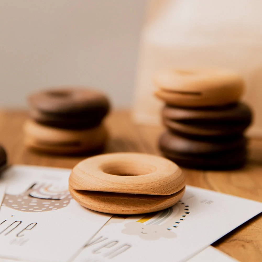 6Pcs Wooden Donut Seal Clips - Image 6