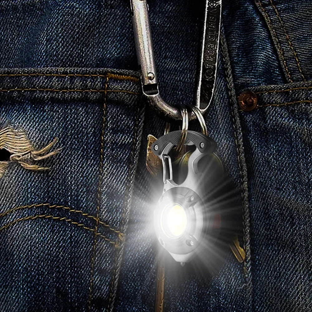 7in1 Pocket Lamp Survival Camping Keychain - Image 2