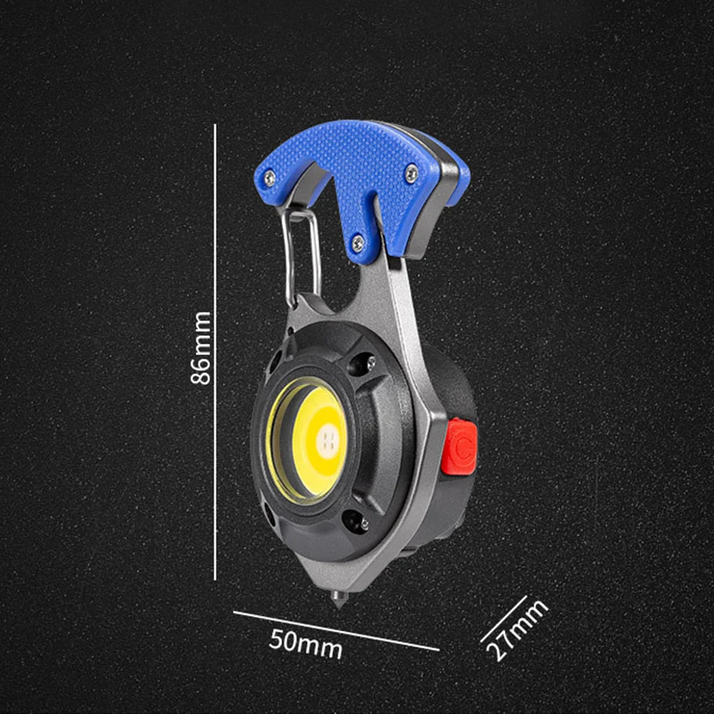 7in1 Pocket Lamp Survival Camping Keychain - Image 8