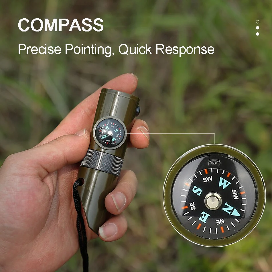 7in1 Portable Survival Outdoor Camping Tool - Image 3