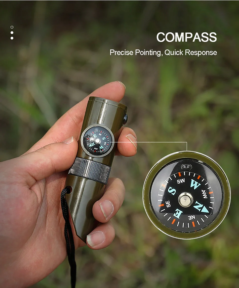 7in1 Portable Survival Outdoor Camping Tool - Image 6