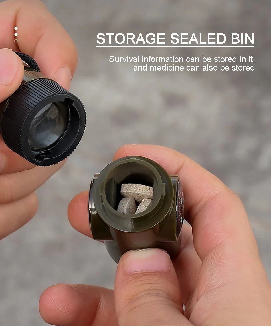 7in1 Portable Survival Outdoor Camping Tool - Image 8