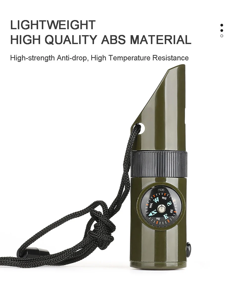 7in1 Portable Survival Outdoor Camping Tool - Image 9