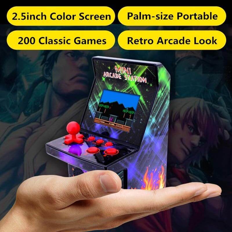 8-Bit Mini Arcade Games WITH Built-in 200 Classic Games - Image 5