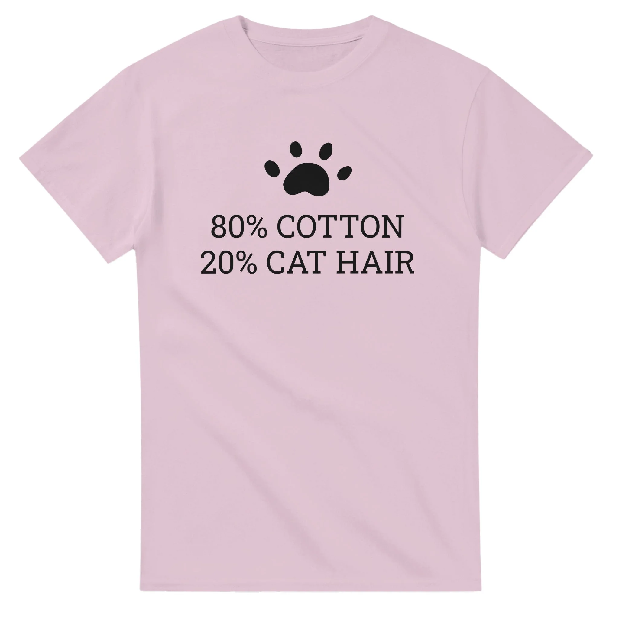 80% Cotton 20% Cat Hair Creative T-Shirt - Image 10