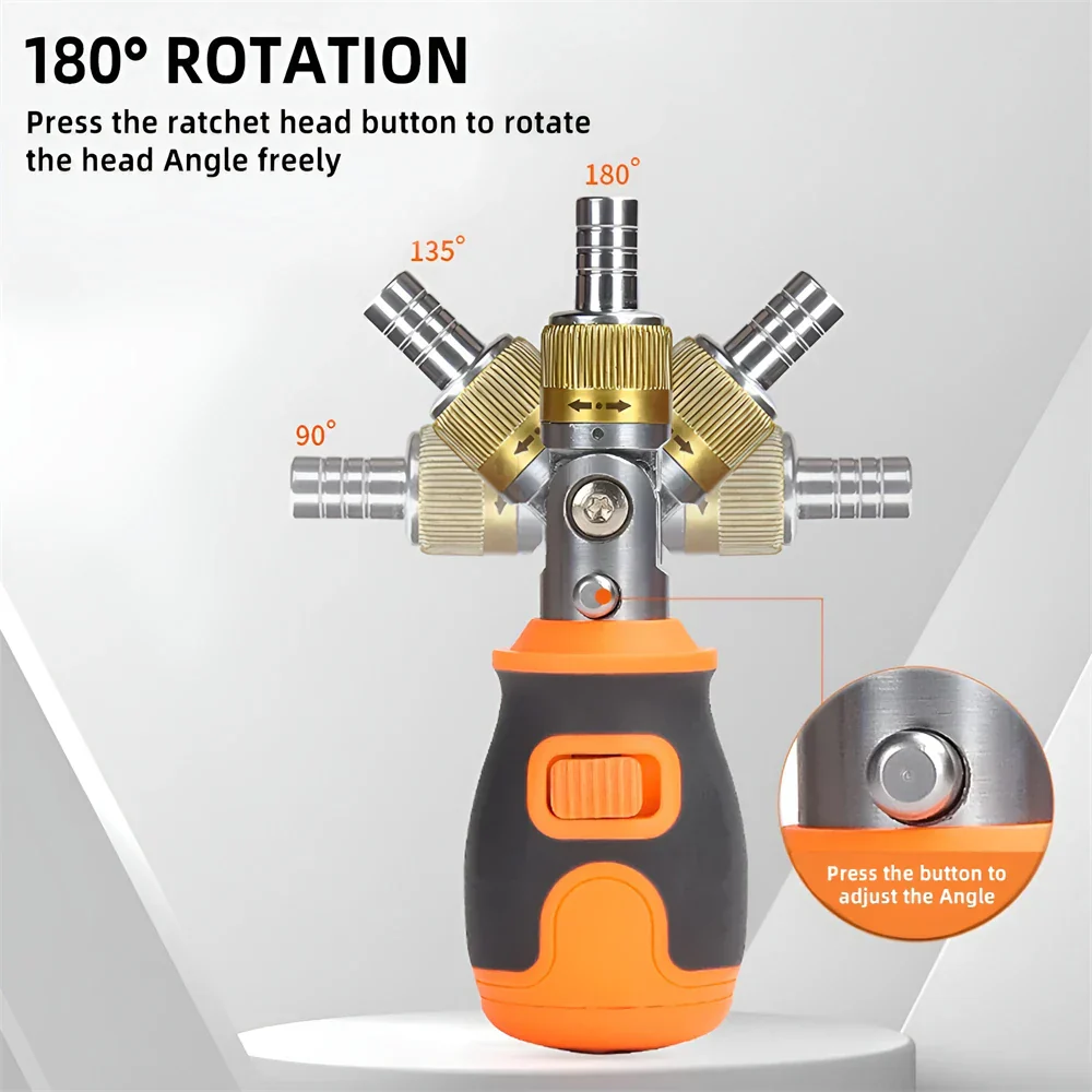 8in1 Mini Magnetic Bits Portable Ratchet Screwdriver - Image 3