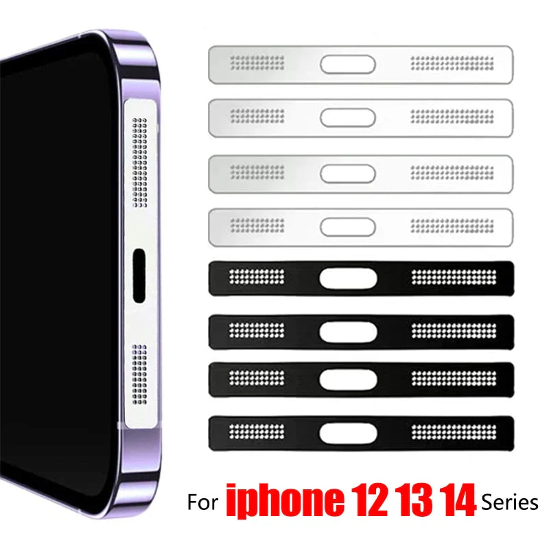 8pcs Metal Phone Speaker Dustproof Sticker Net - Image 4