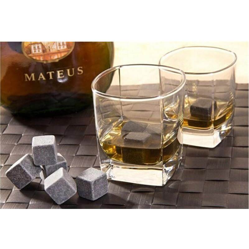 9pcs/set Natural Whiskey Stones Home Bar Tools - Image 4