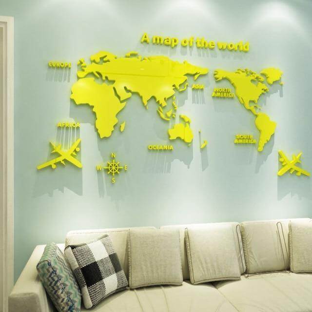 A Map Of the World Wall Art Decoration - Image 3