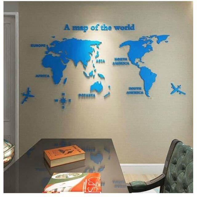 A Map Of the World Wall Art Decoration - Image 4