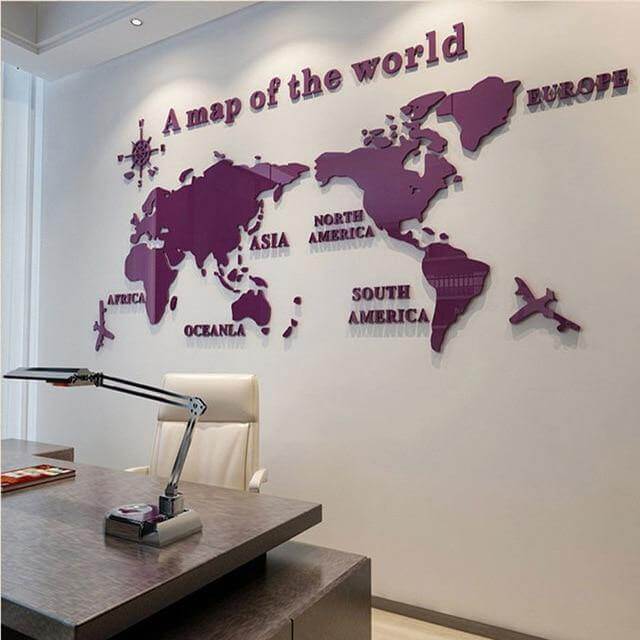 A Map Of the World Wall Art Decoration - Image 5