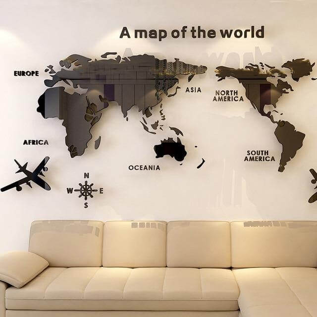 A Map Of the World Wall Art Decoration - Image 7