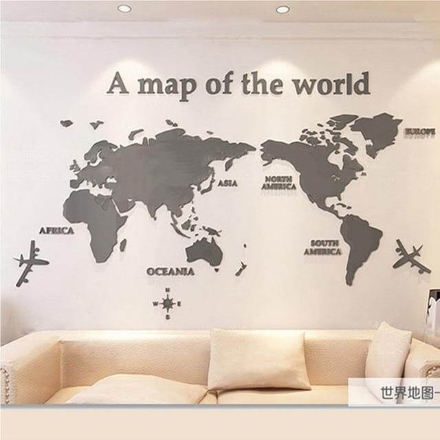 A Map Of the World Wall Art Decoration - Image 8