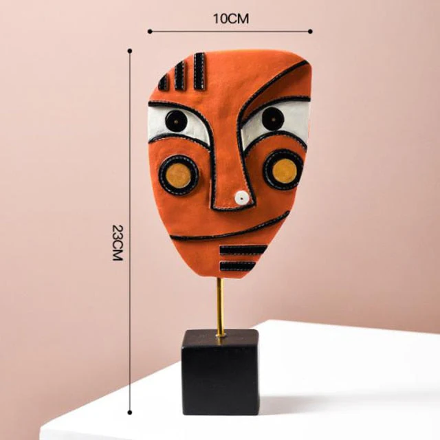 Abstract Pop Art Face Home Sculpture - Image 4