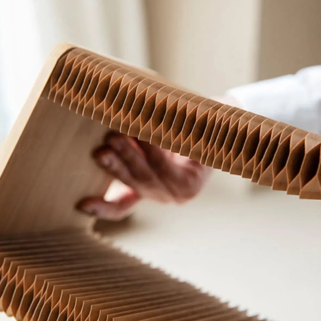 Accordion Paper Retractable Nordic Tissue Box - Image 5