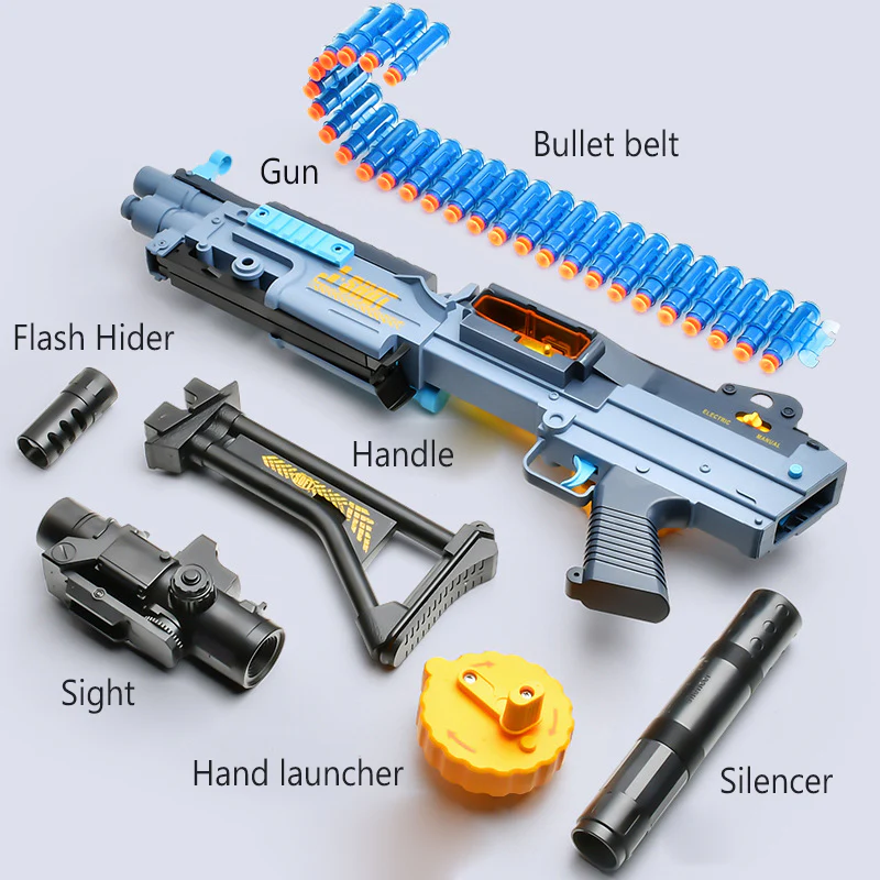 Action Assault Sniper Soft Bullet Toy Machine Gun - Image 7