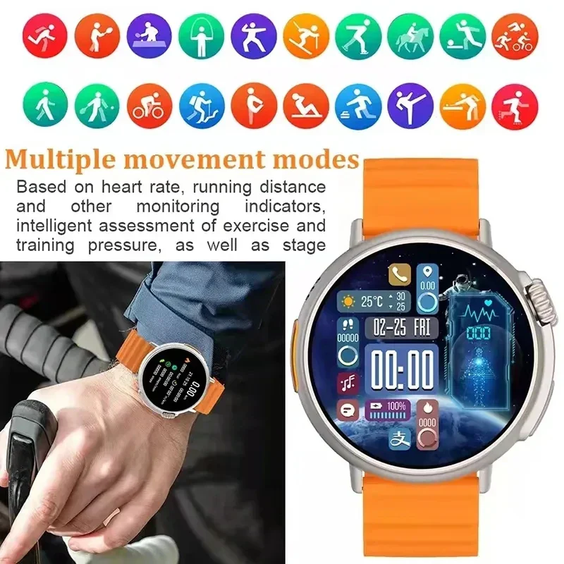 Active Assistant Waterproof Health Tracker Watch - Image 4