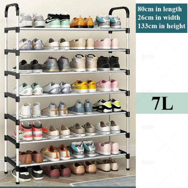 Adjustable 30 Pair Shoe Rack Space Saving Storage Organizer - Image 16