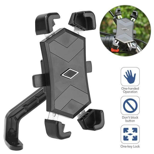 Adjustable 360 Automatic Bike Phone Holder - Image 11