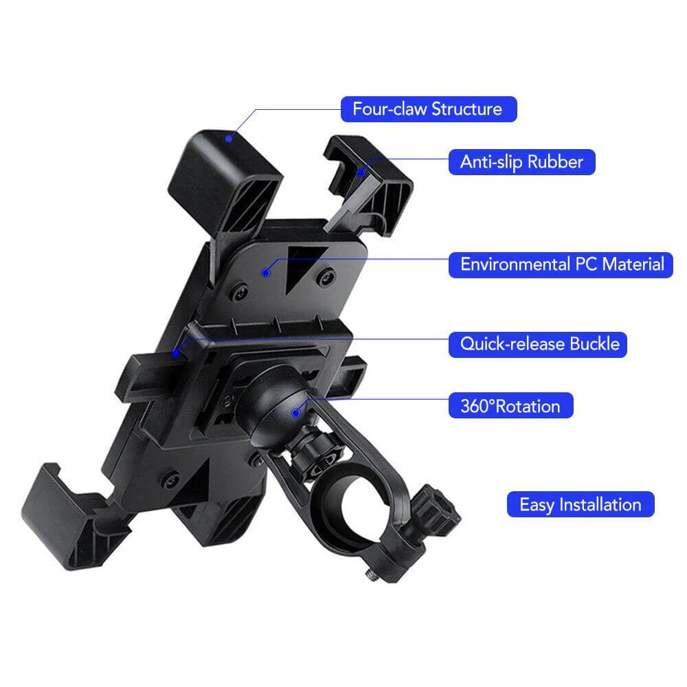 Adjustable 360 Automatic Bike Phone Holder - Image 7